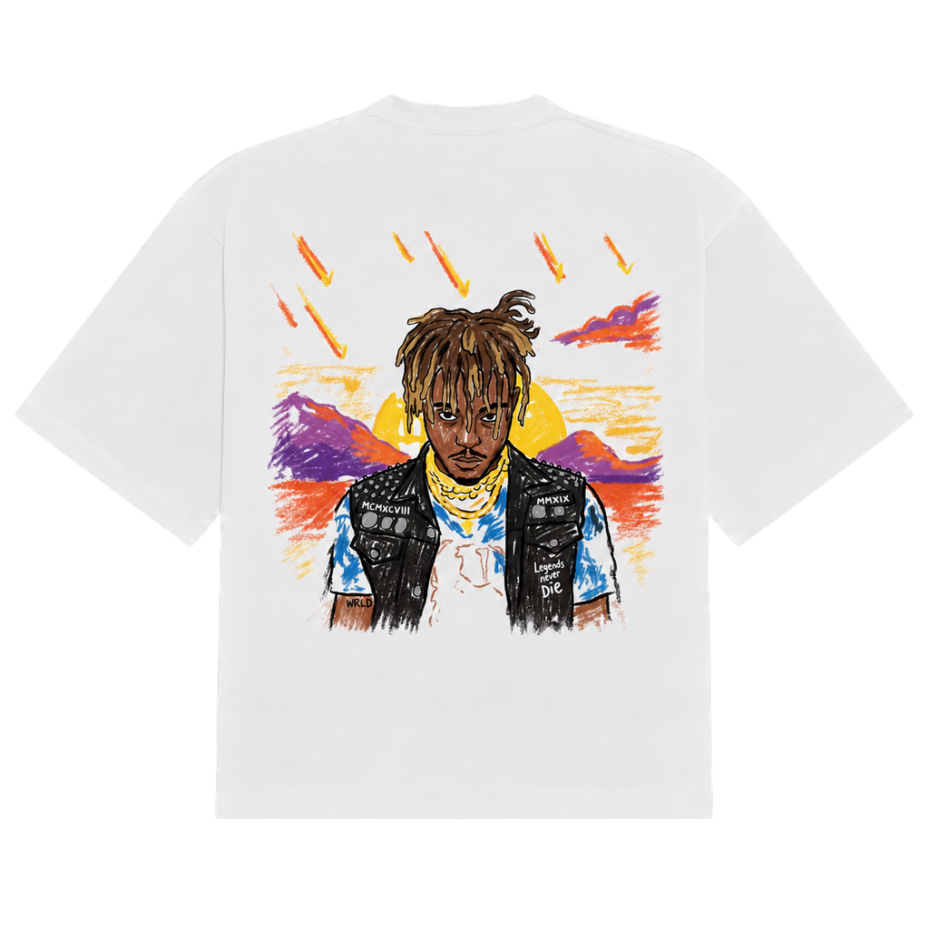 Legends Never Die crayon tee