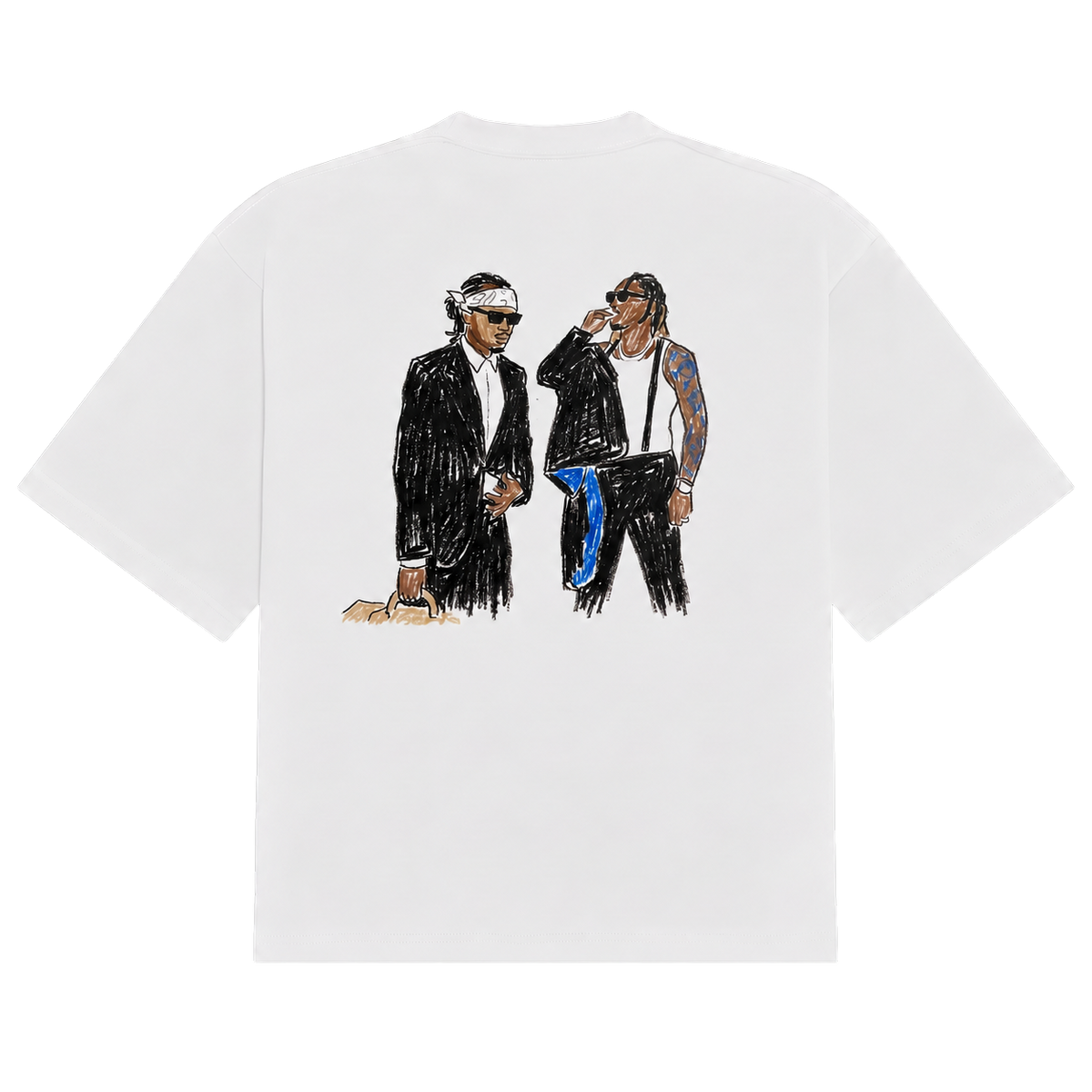 We Don't Trust You crayon tee