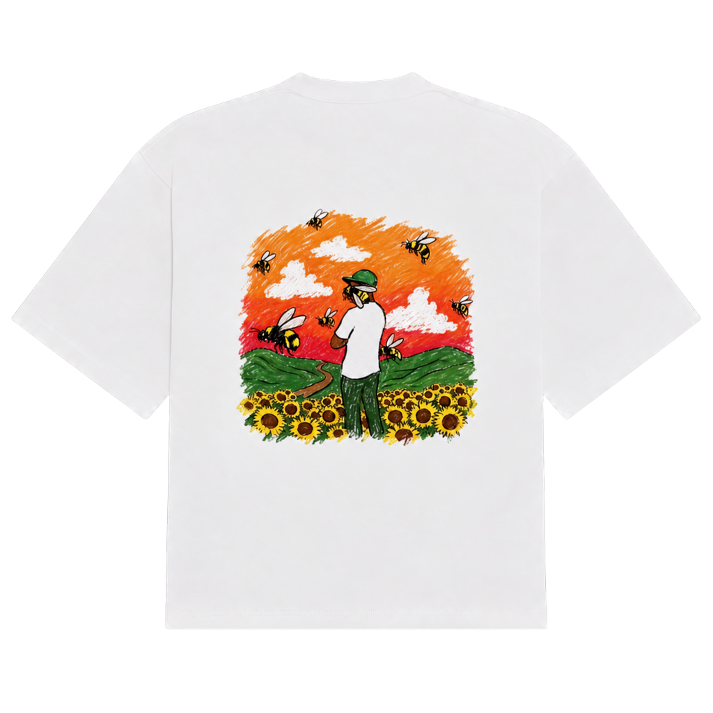 Flower Boy crayon tee