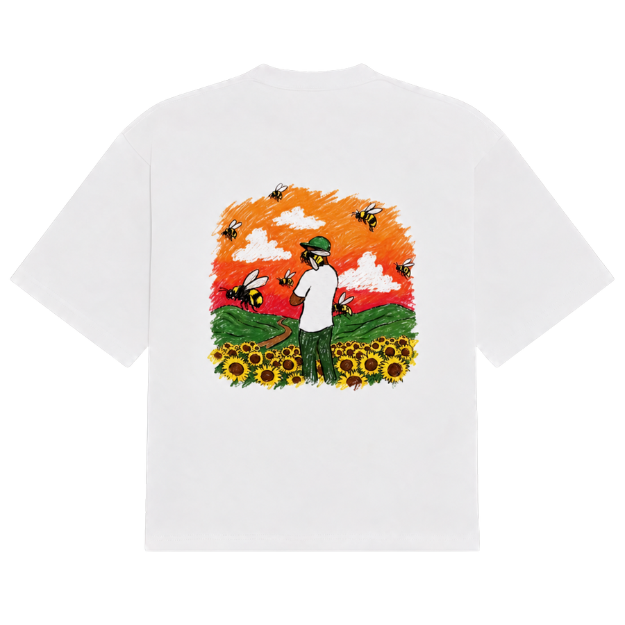 Flower Boy crayon tee