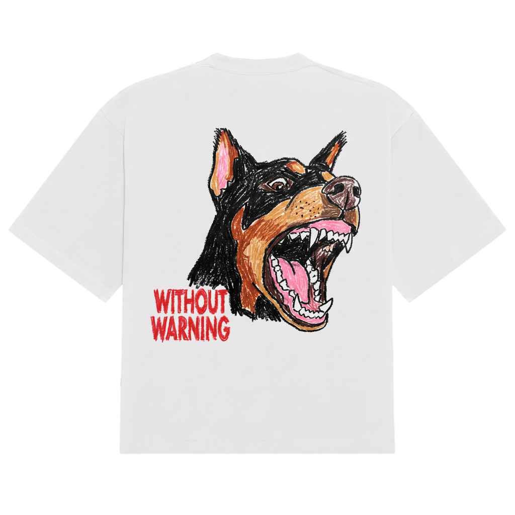 Without Warning crayon tee