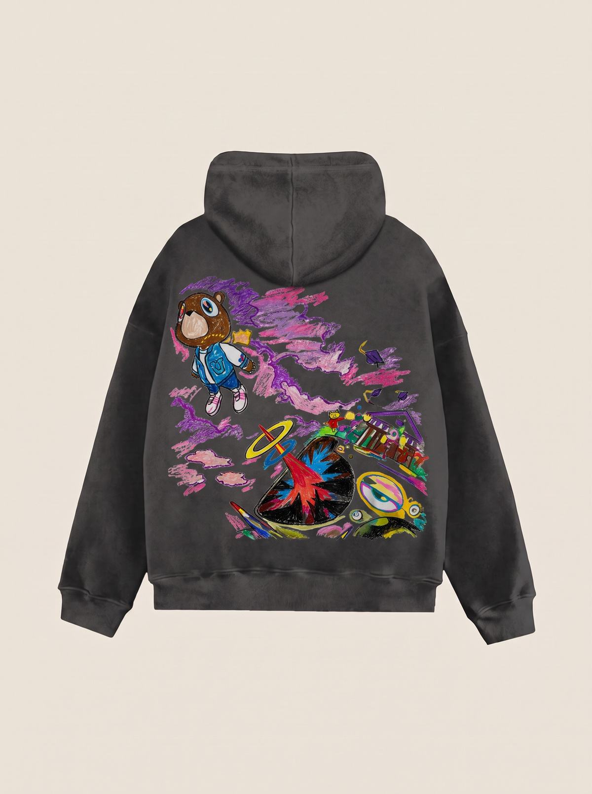 Graduation hoodie, back print