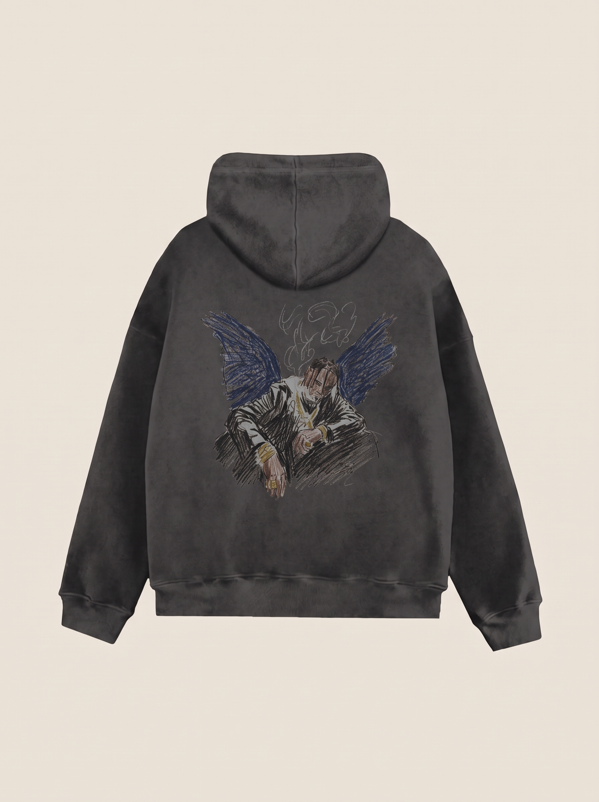 Birds in the Trap Sing McKnight hoodie, back print