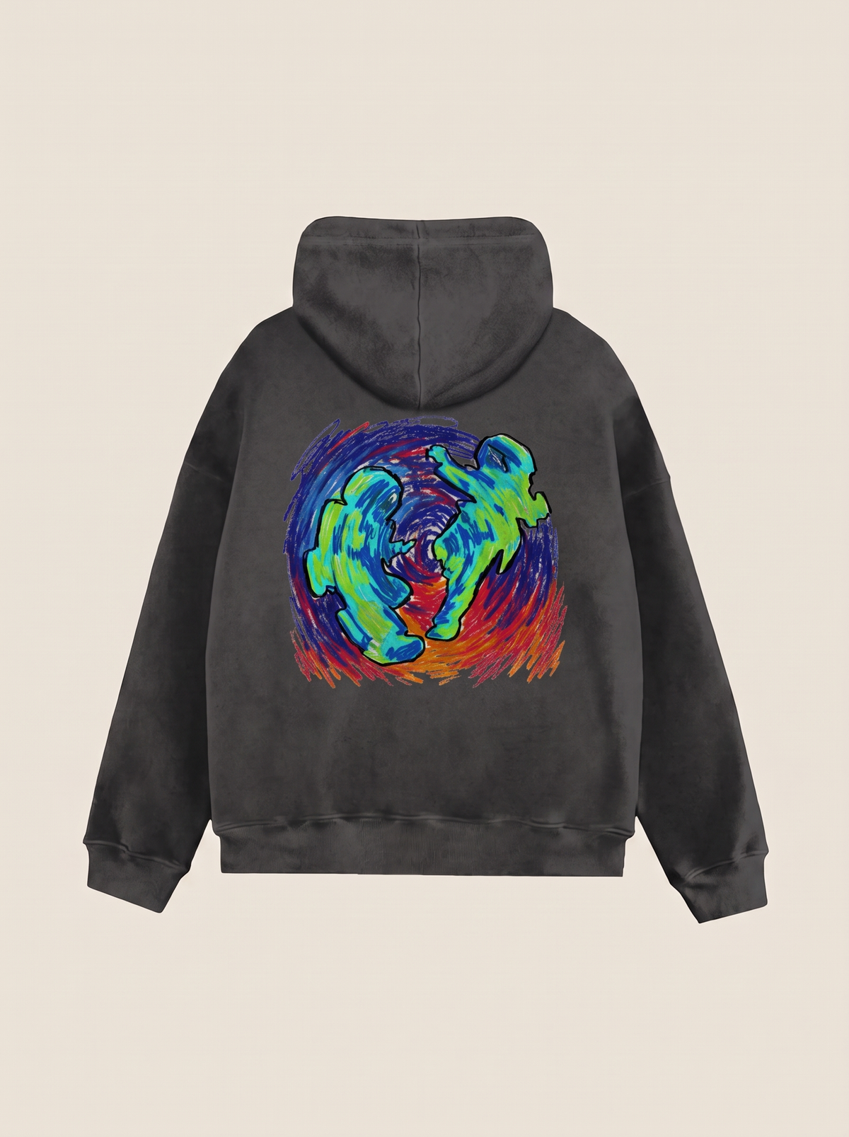 Pluto x Baby Pluto hoodie, back print