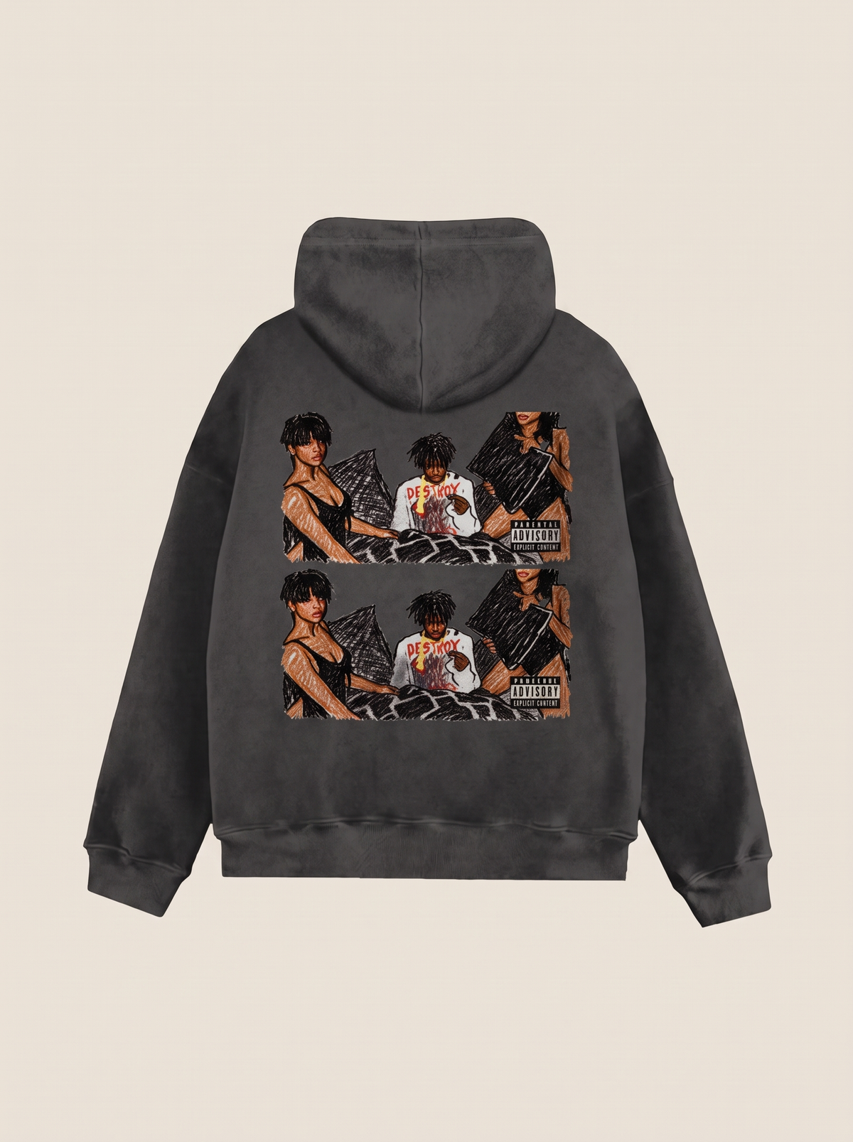 Playboi Carti hoodie, back print