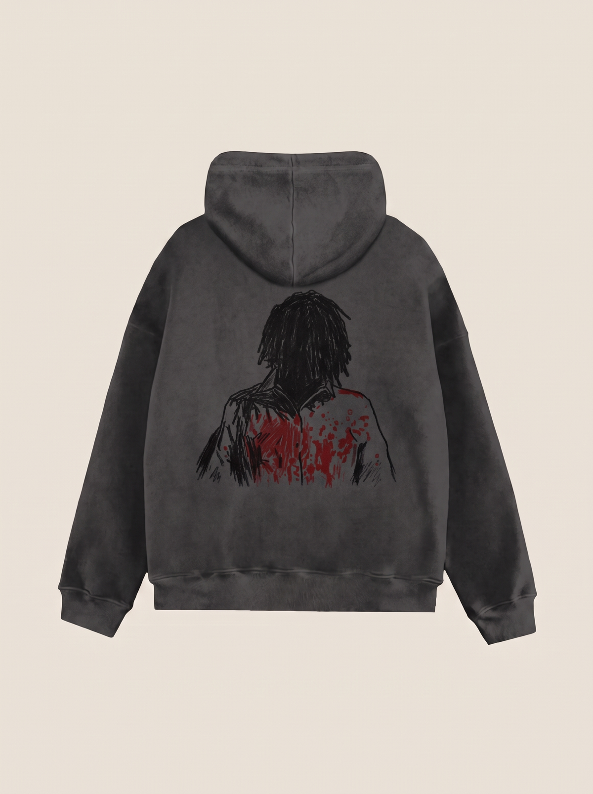 More Chaos hoodie, back print