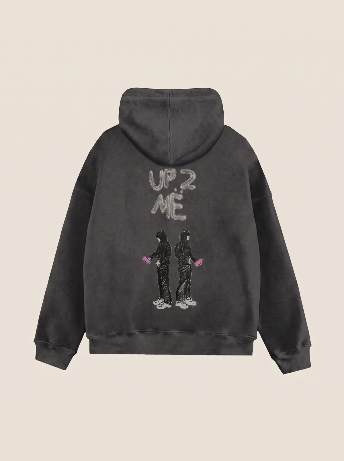 Up 2 Me hoodie, back print