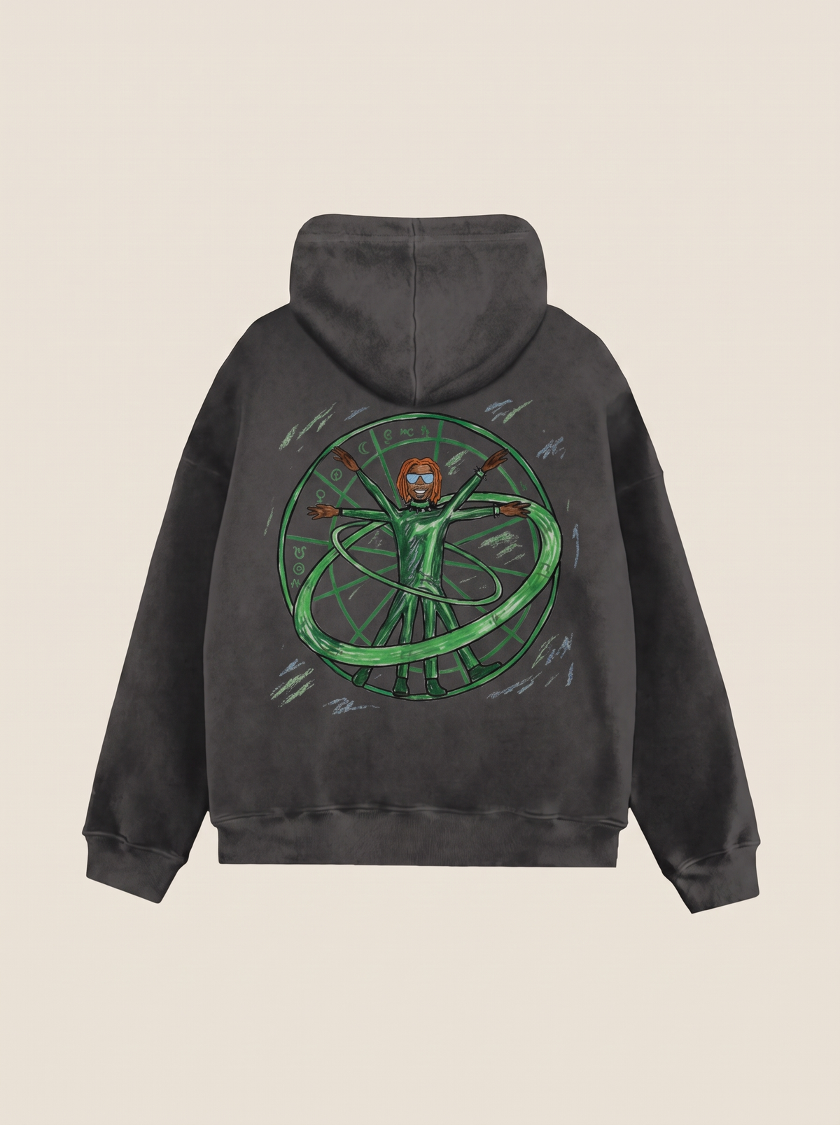 Wunna hoodie, back print