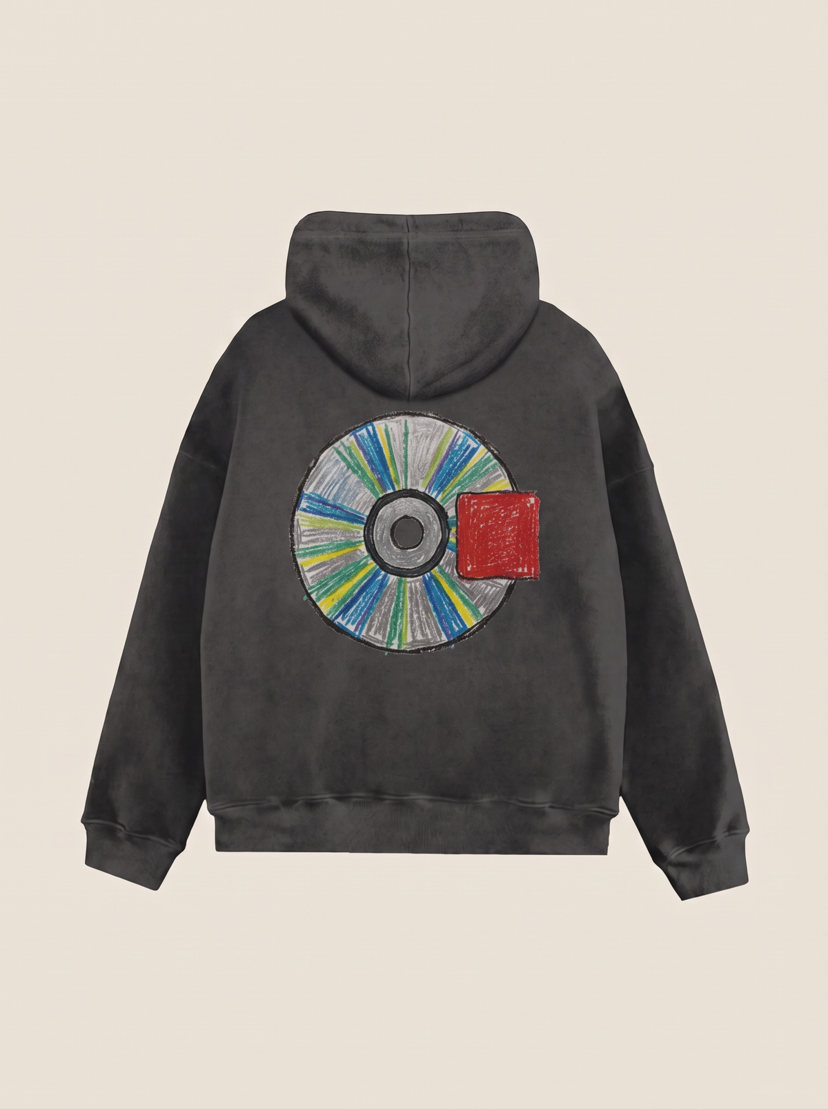 Yeezus hoodie, back print